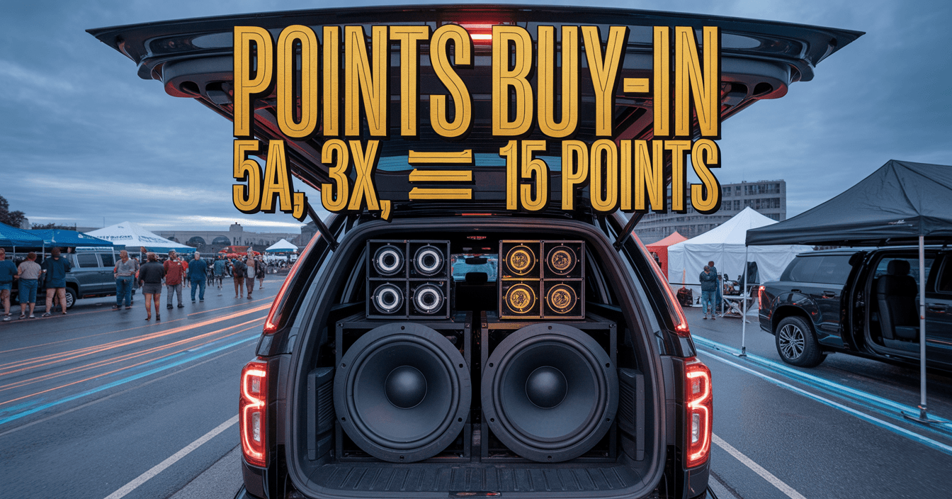 Points Buy-in 5a, 3X = 15 points