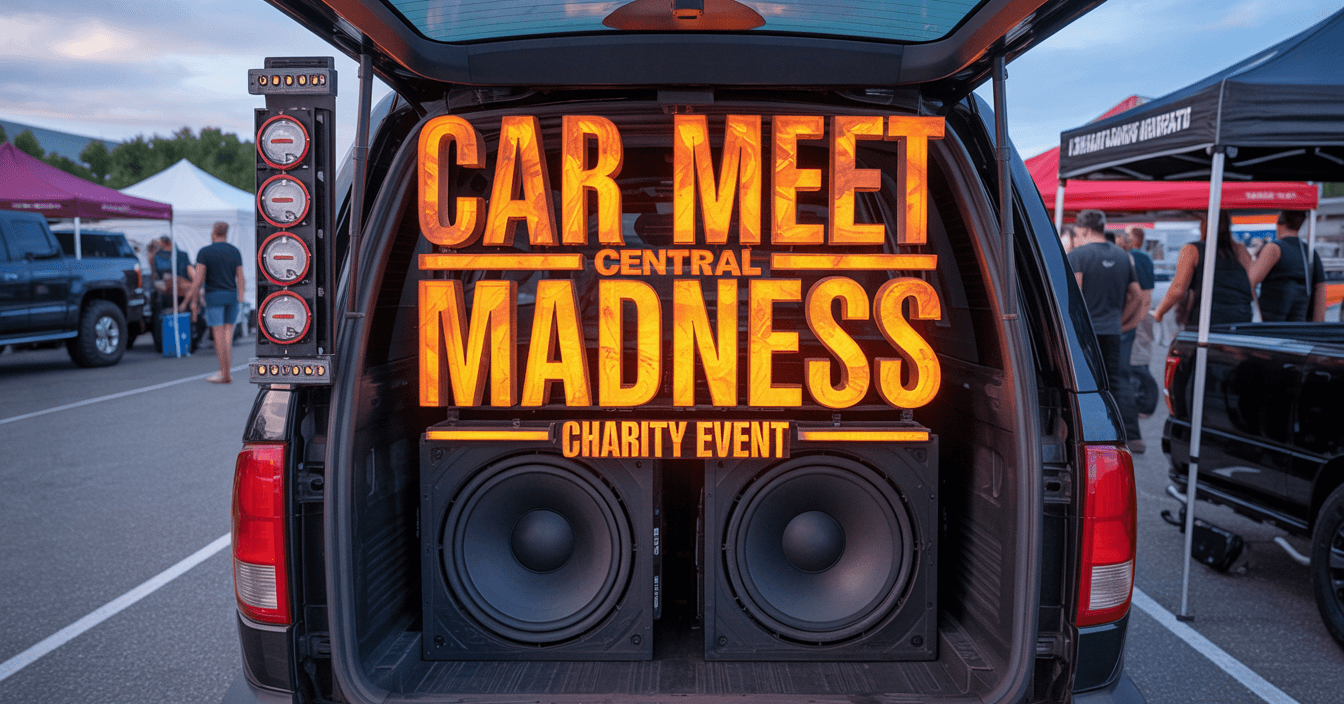 Car Meet Central Madness Charity Event