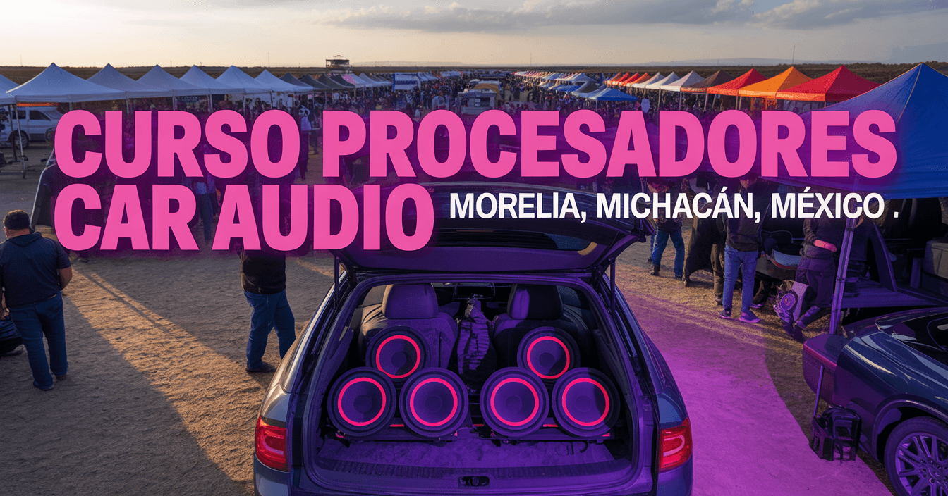 Curso Procesadores Car Audio - Morelia, Michoacán, México .