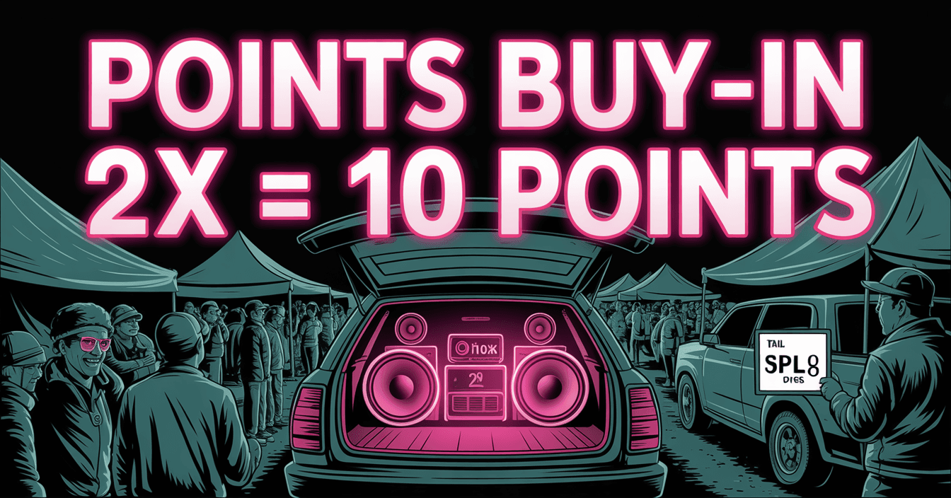 Points Buy-in 2X = 10 points