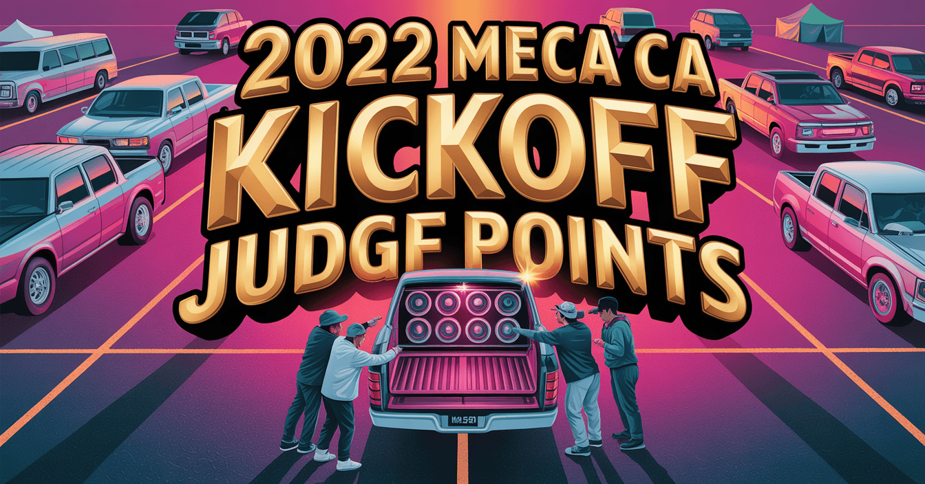 2022 MECA CA Kickoff Judge Points