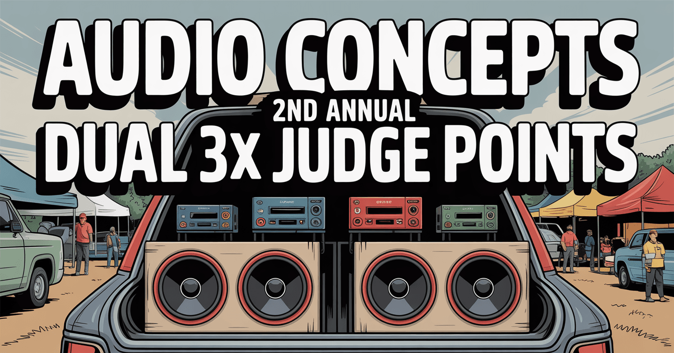 Audio Concepts 2nd Annual Dual 3X Judge Points