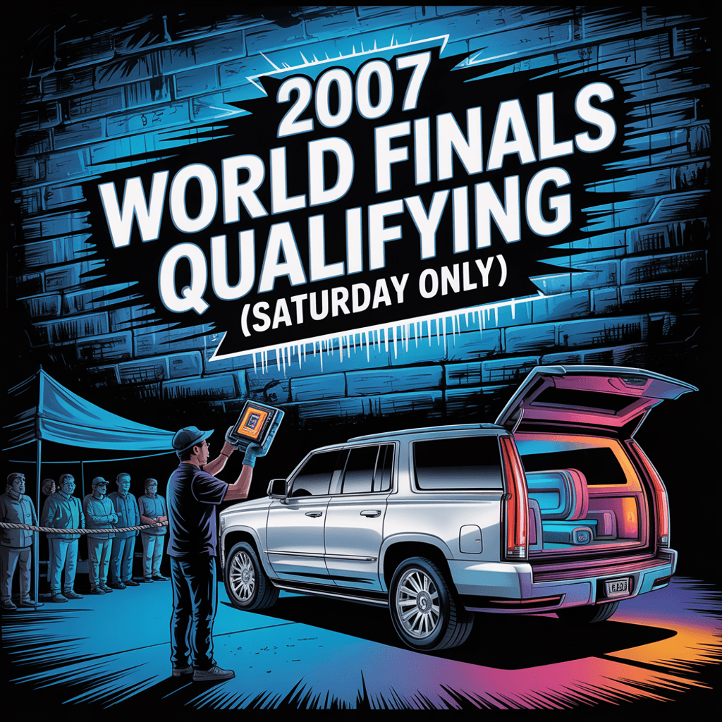 2007 World Finals Qualifying (Saturday ONLY)