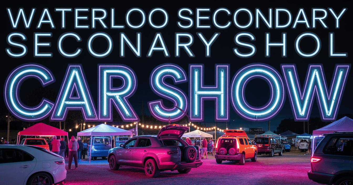 Waterloo Secondary School Car Show
