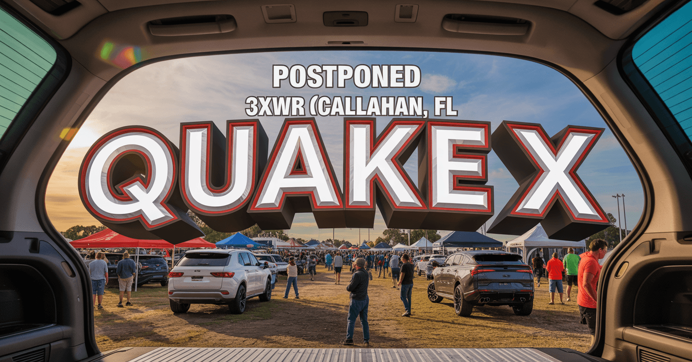 POSTPONED 3XWR (Callahan, FL) Quake X
