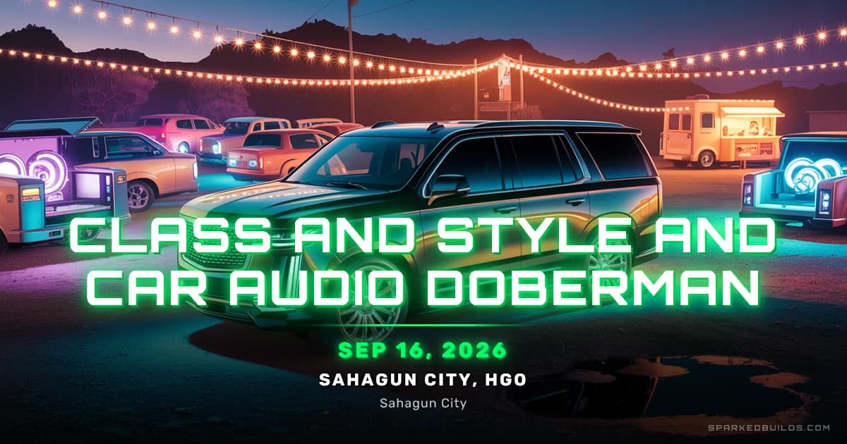 class and style and car audio doberman