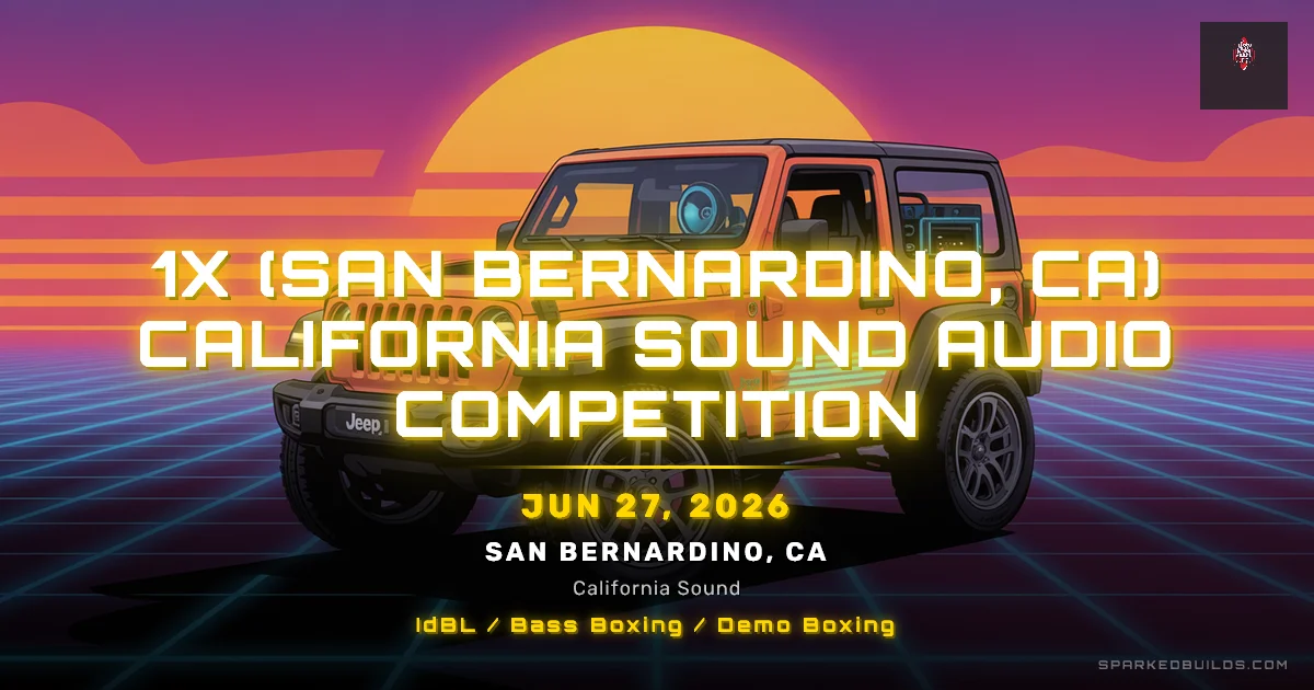 1X (San Bernardino, CA) California Sound Audio Competition