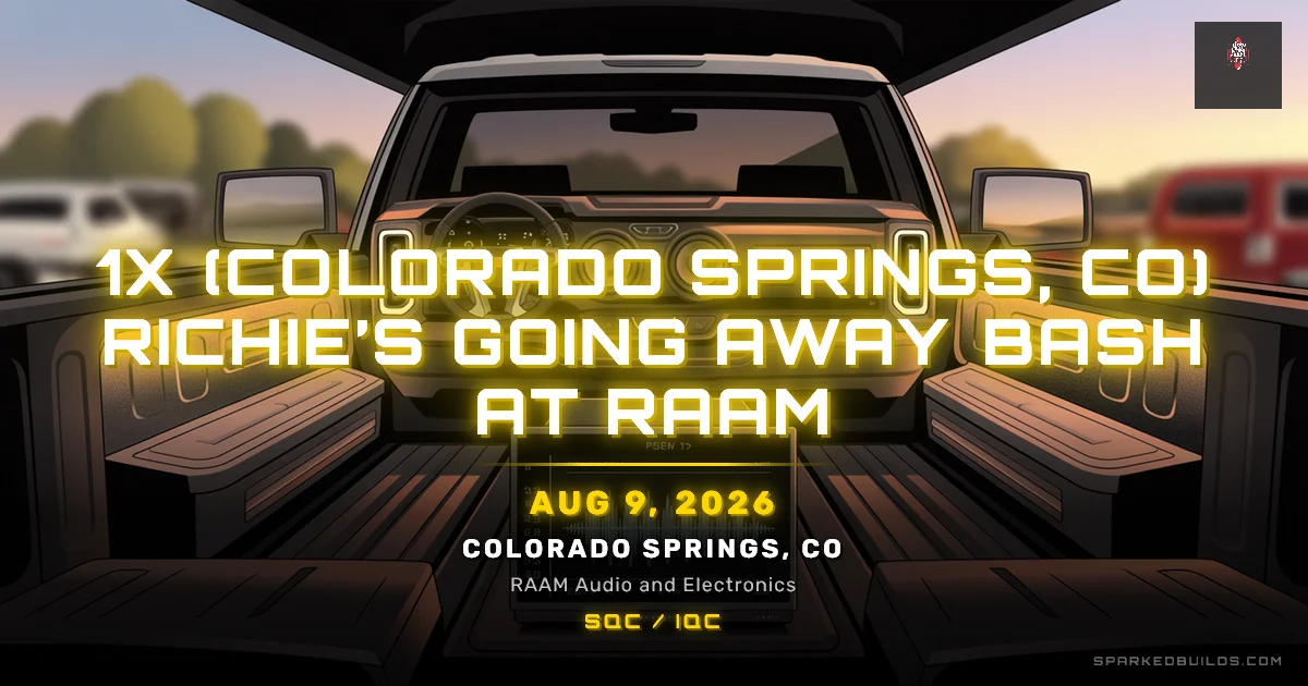 1X (Colorado Springs, CO) Richie’s Going Away Bash at RAAM