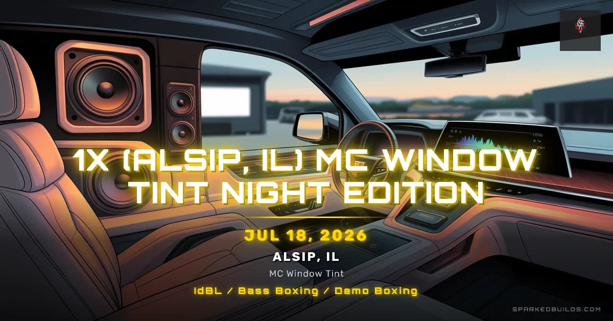 1X (Alsip, IL) MC Window Tint Night Edition