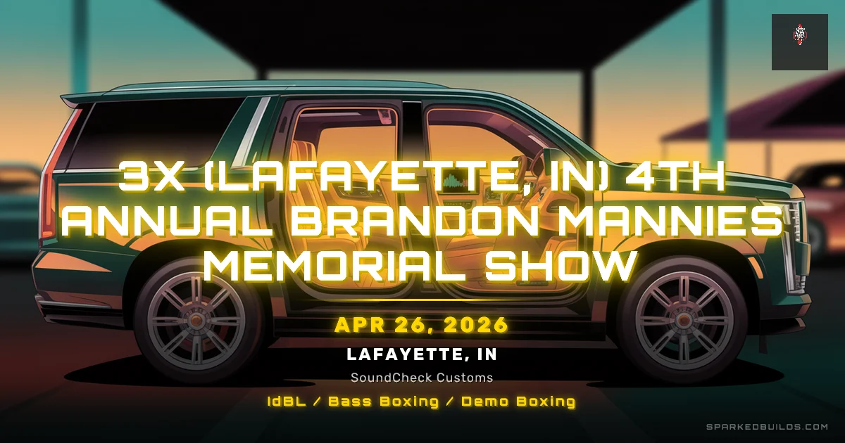 3X (Lafayette, IN) 4th Annual Brandon Mannies Memorial show