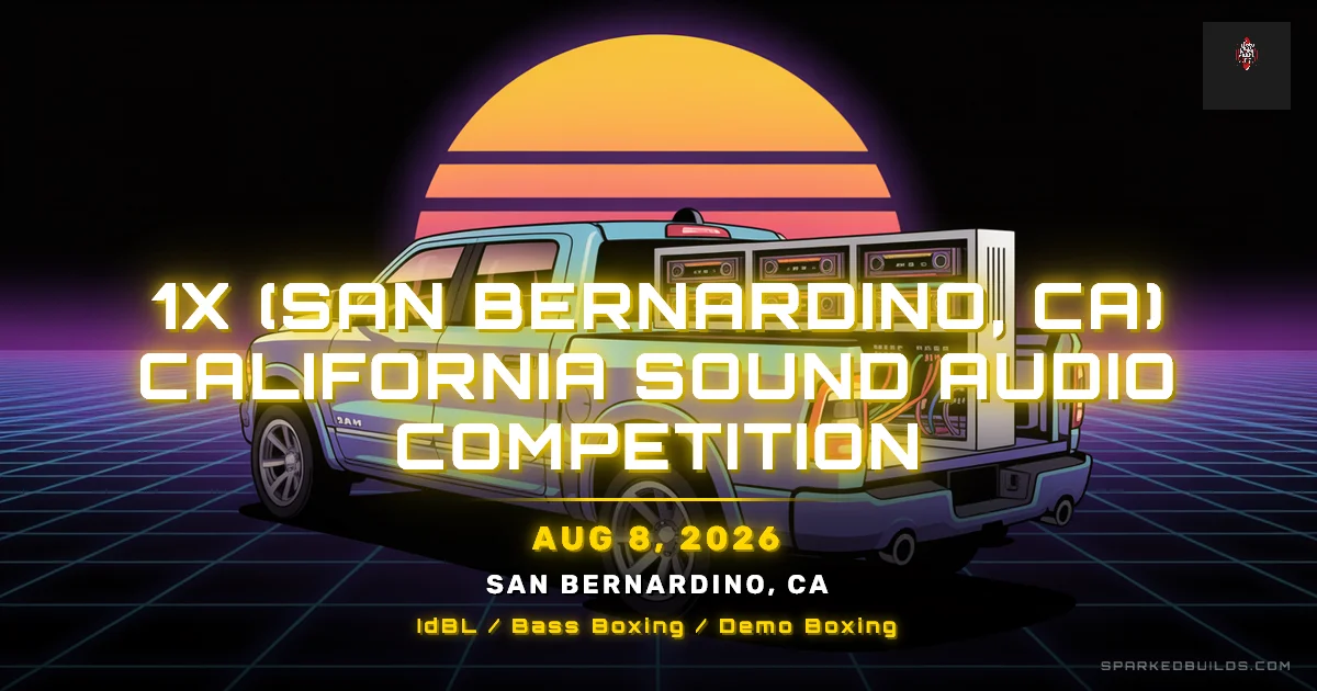 1X (San Bernardino, CA) California Sound Audio Competition