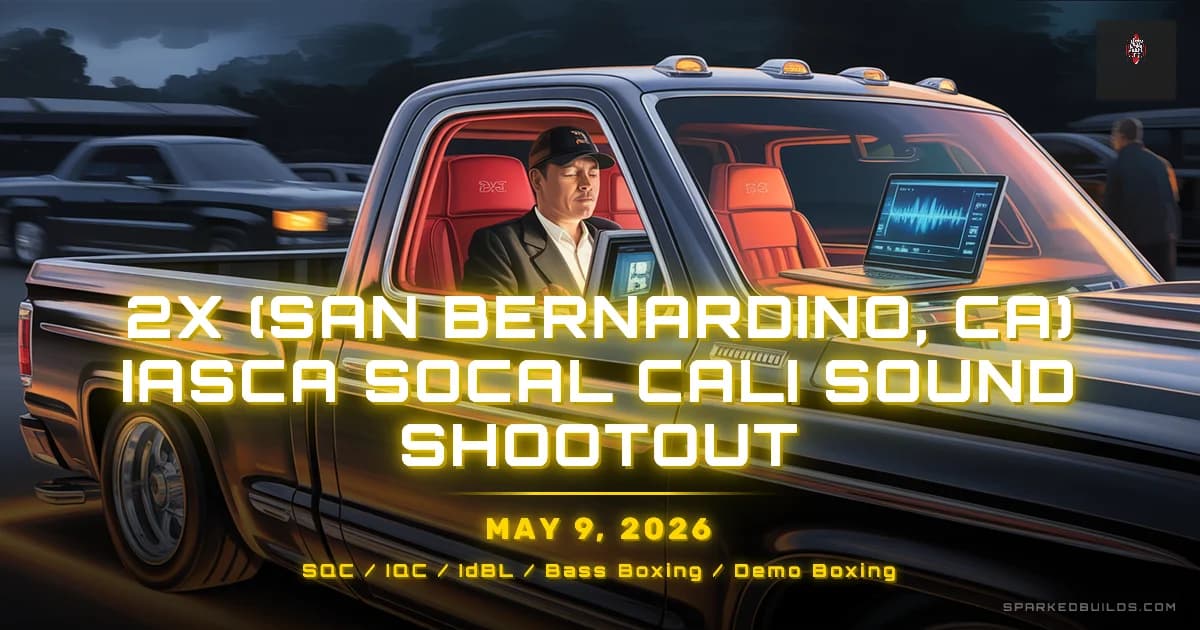 2X (San Bernardino, CA) IASCA SoCal Cali Sound Shootout