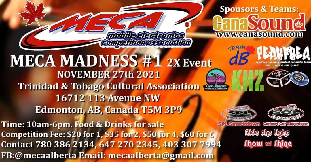 MECA Madness I Flyer