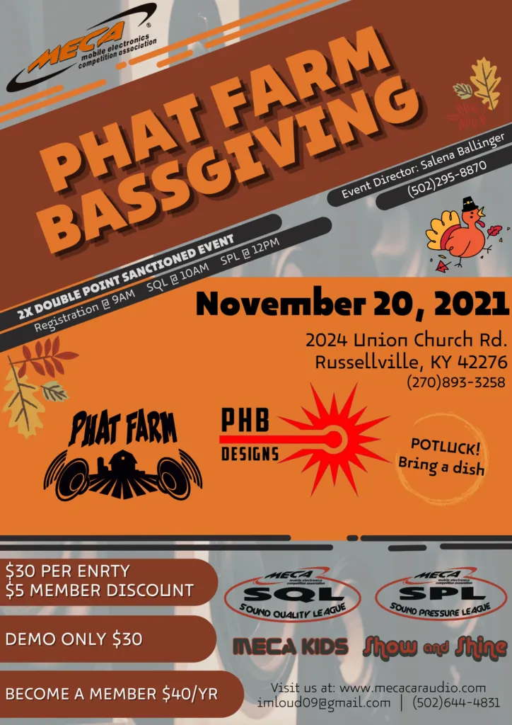 Phat Farm Bassgiving Flyer