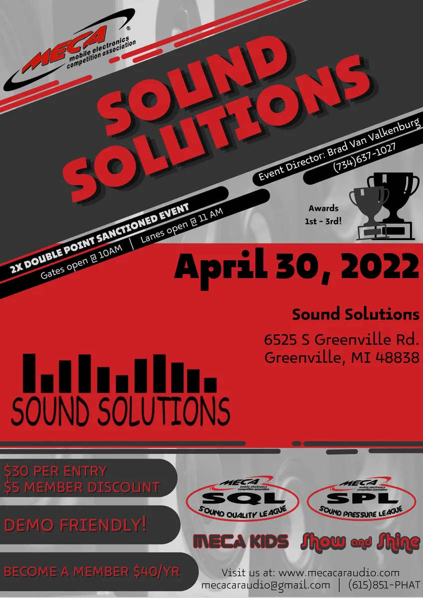 Sound Solutions Flyer
