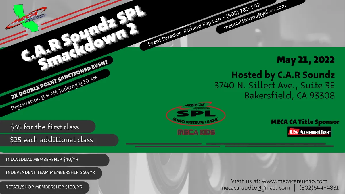 C.A.R Soundz SPL Smackdown 2 Flyer