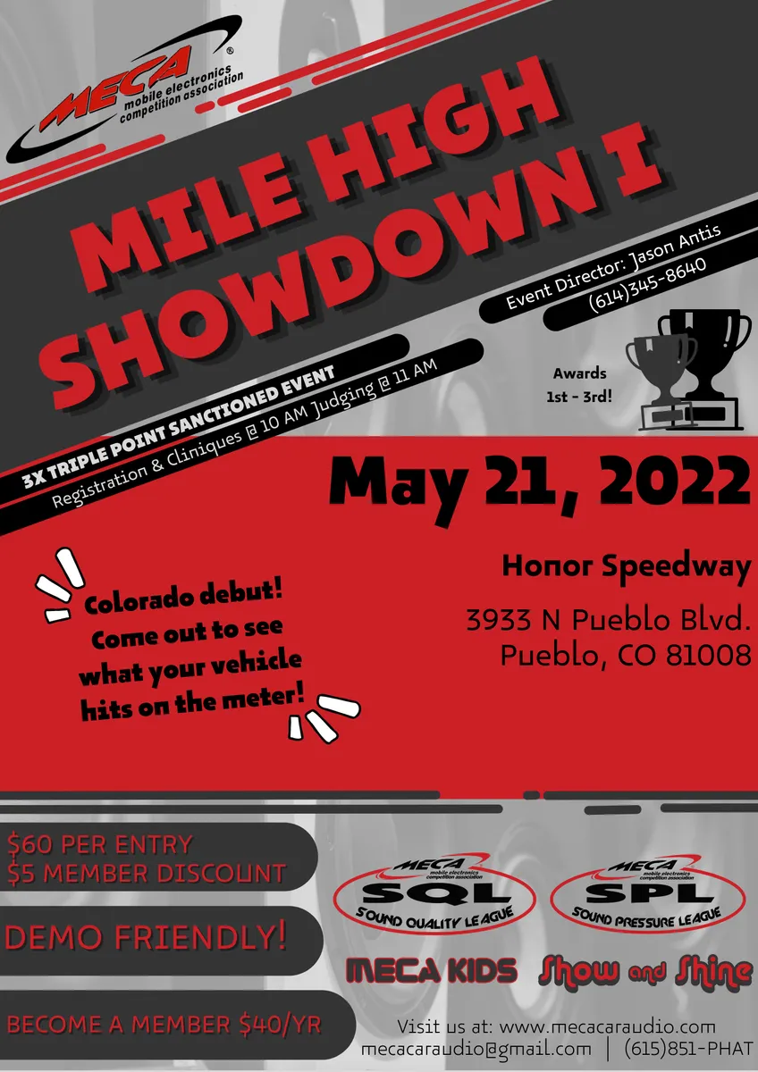 Mile High Showdown I Flyer