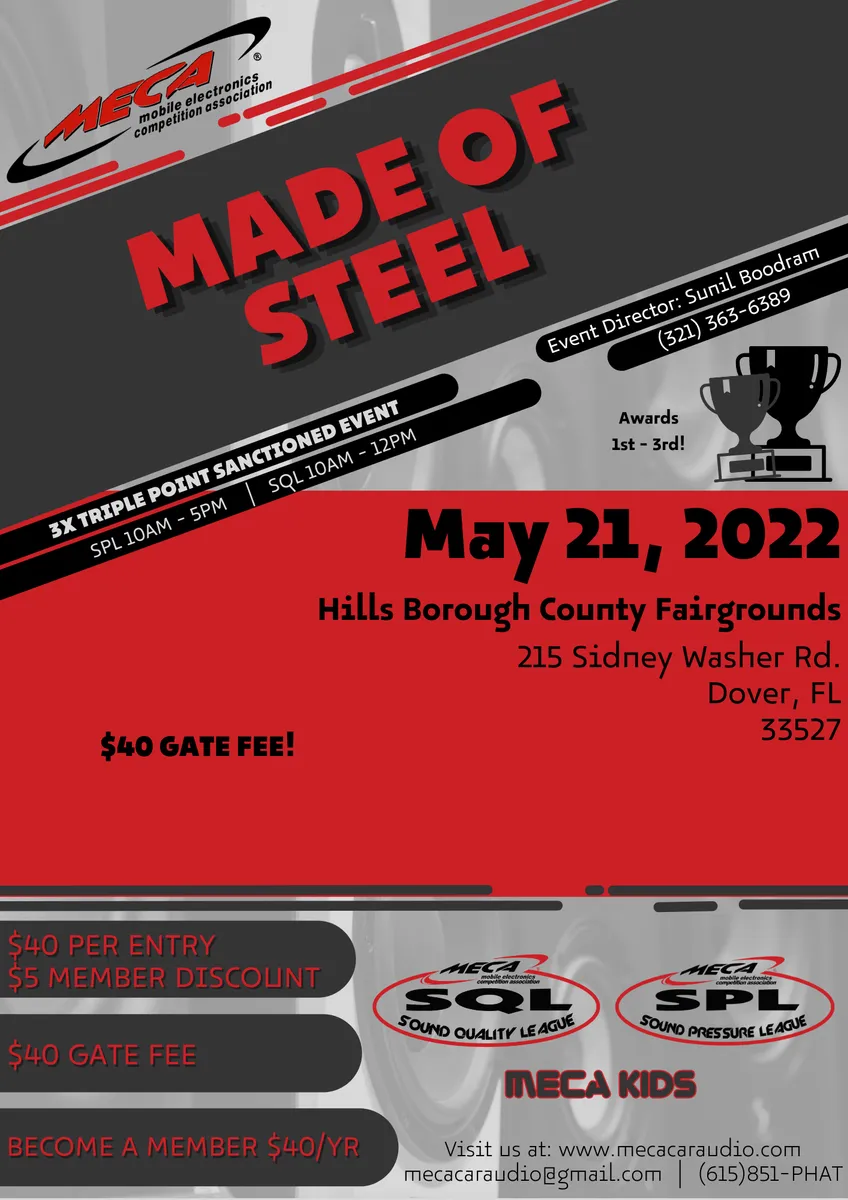 Made of Steel Flyer
