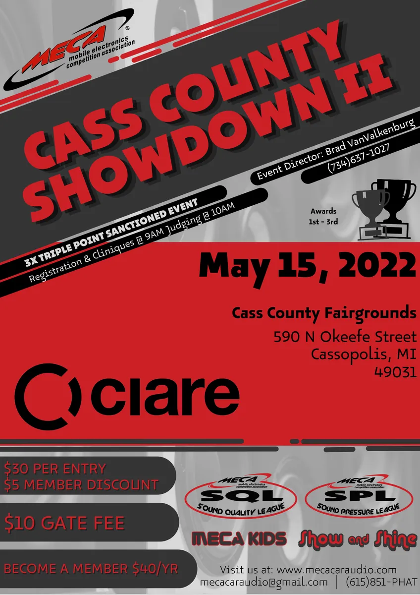 Cass County Showdown II Flyer