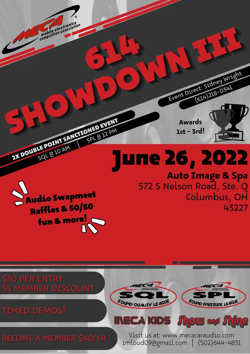 614 Showdown III Flyer
