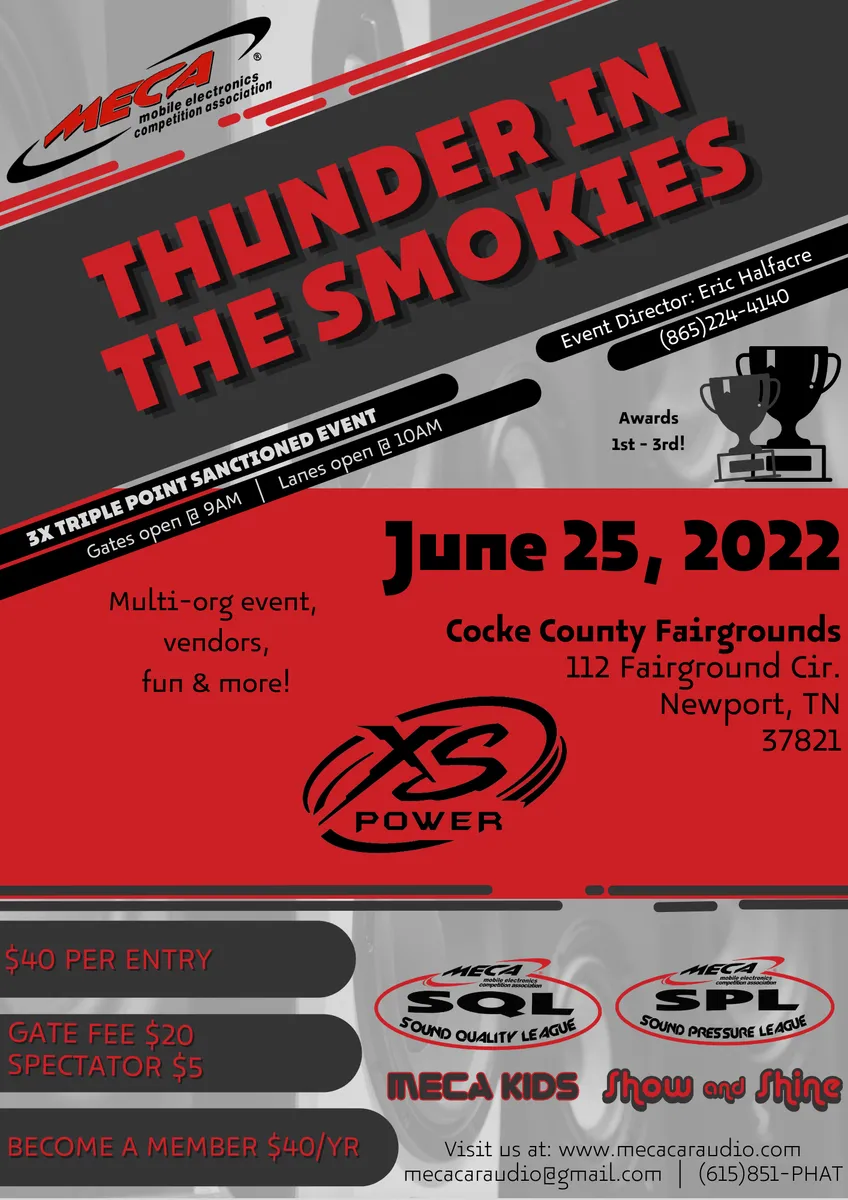 Thunder In The Smokies Flyer