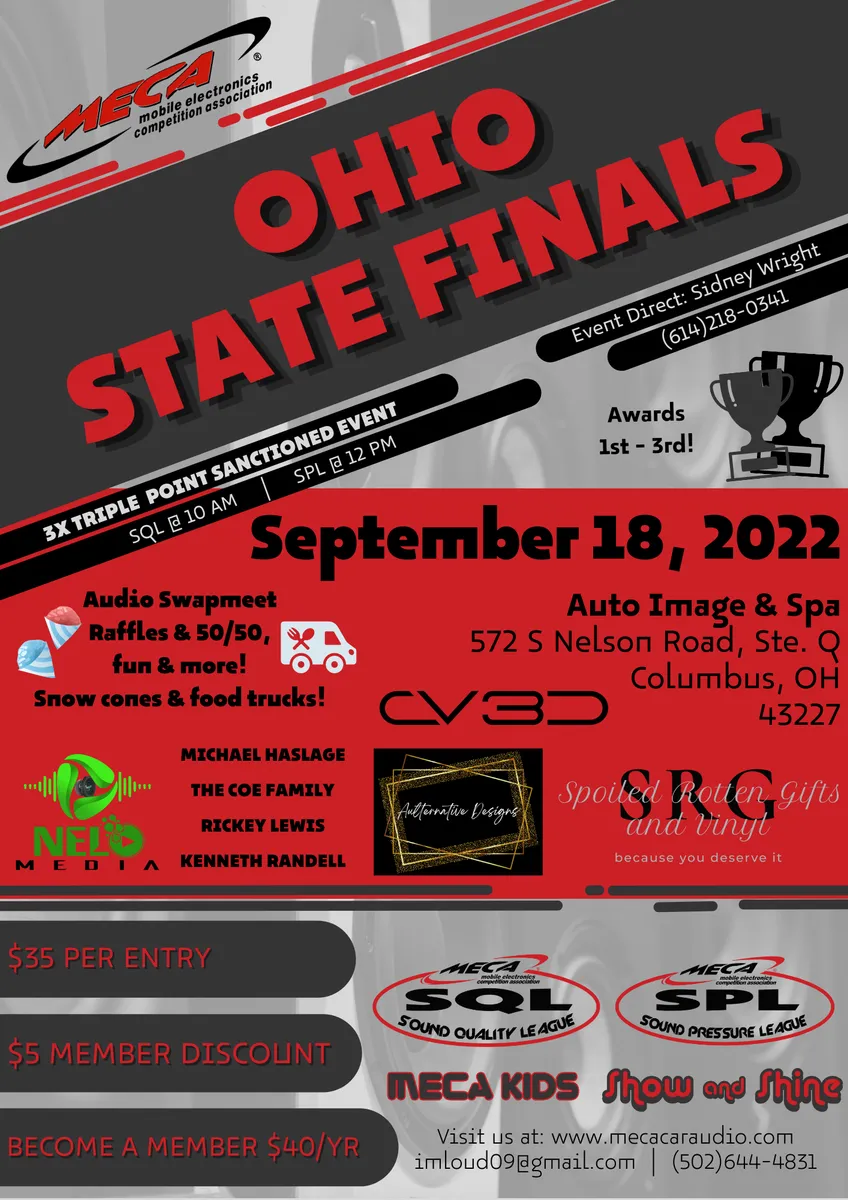 Ohio State Finals Flyer