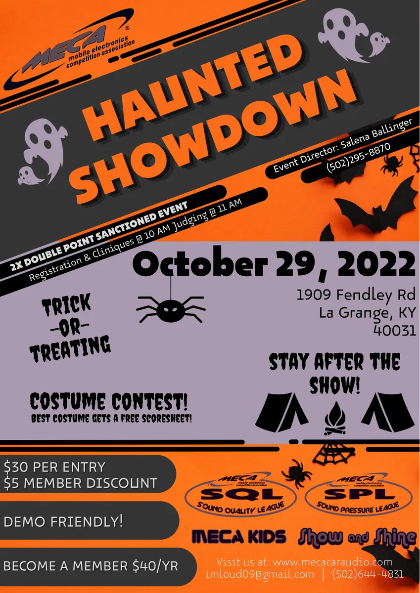 Haunted Showdown Flyer