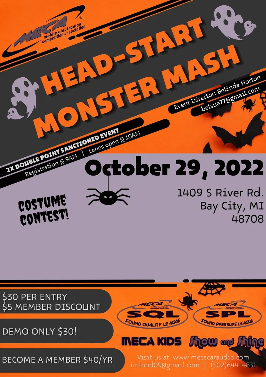 2023 Head-Start Monster Mash Flyer