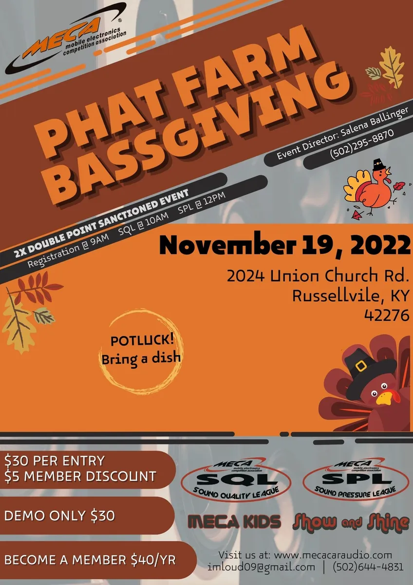 Phat Farm Bassgiving Flyer