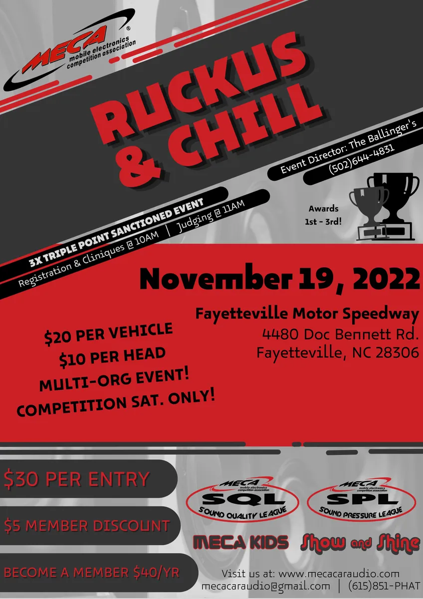 Ruckus & Chill Flyer