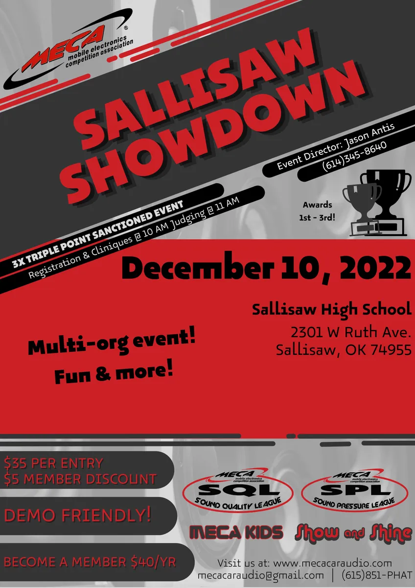 Sallisaw Showdown Flyer