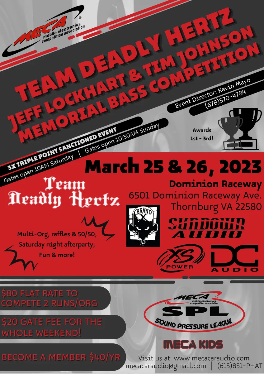 TDH Jeff Lockhart & Tim Johnson Memorial Flyer