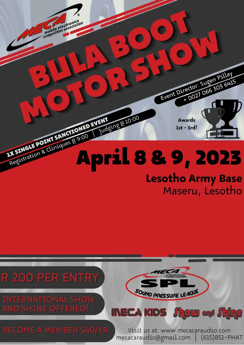 BULA BOOT MOTORSHOW Flyer