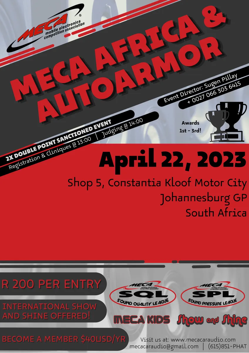 MECA Africa & Autoarmor Flyer