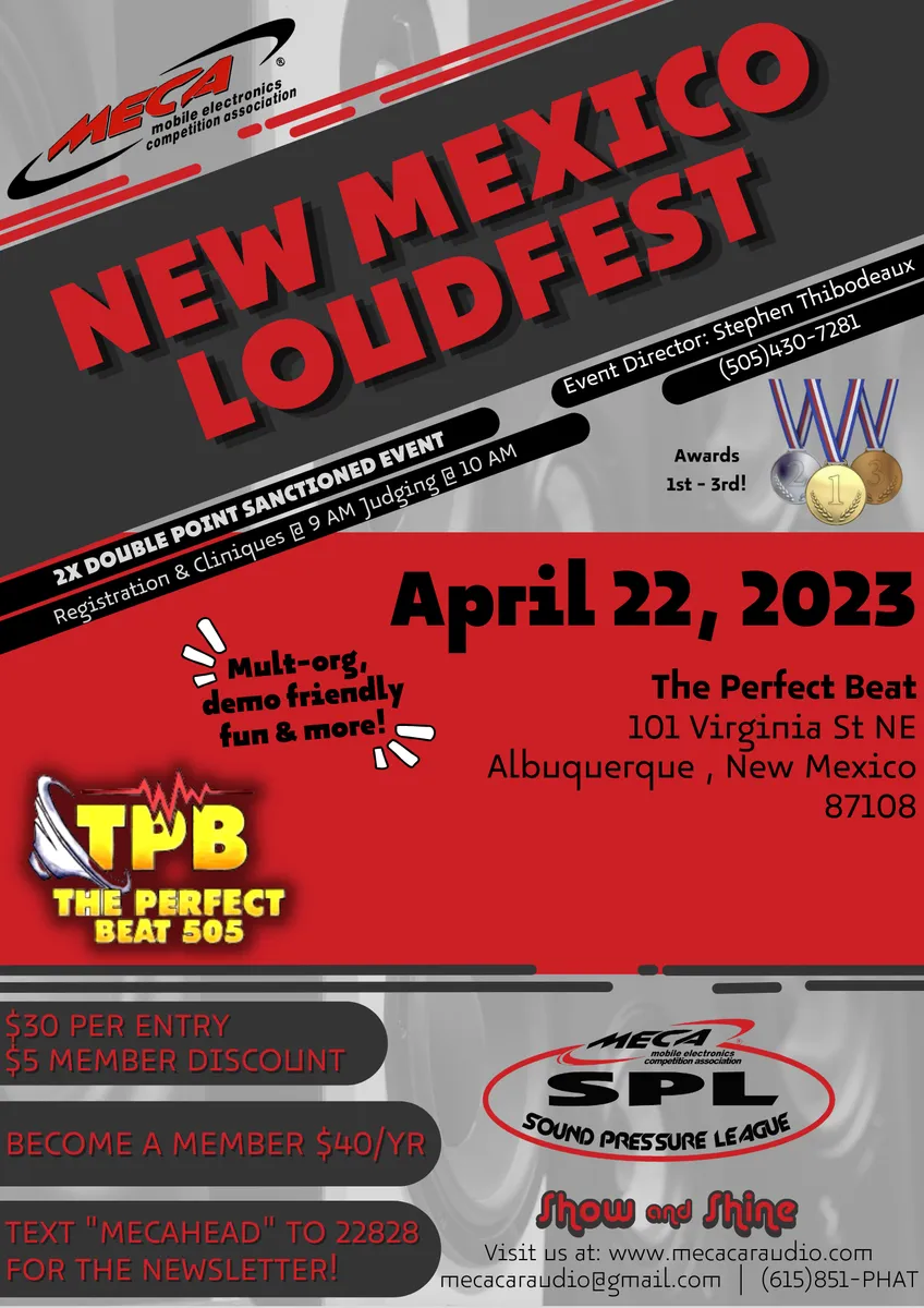 New Mexico Loudfest Flyer
