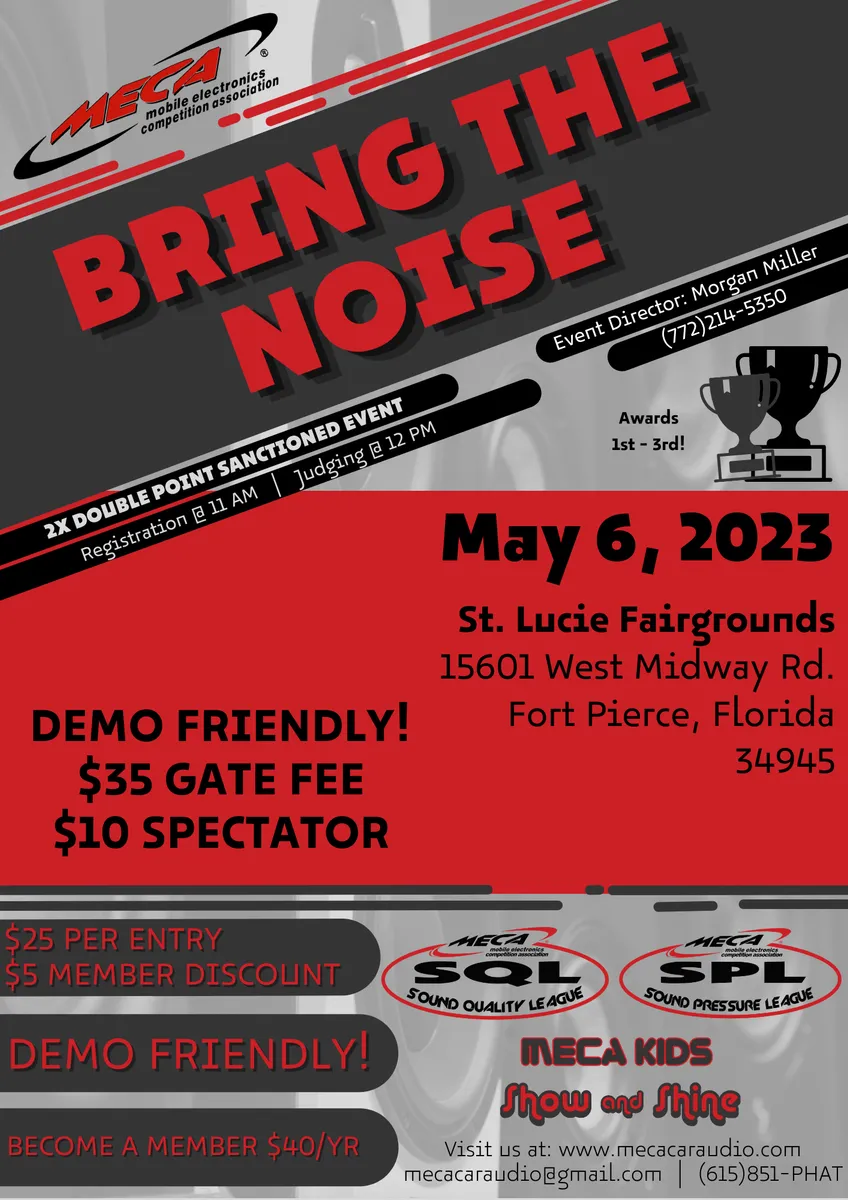 BRING THE NOISE Flyer