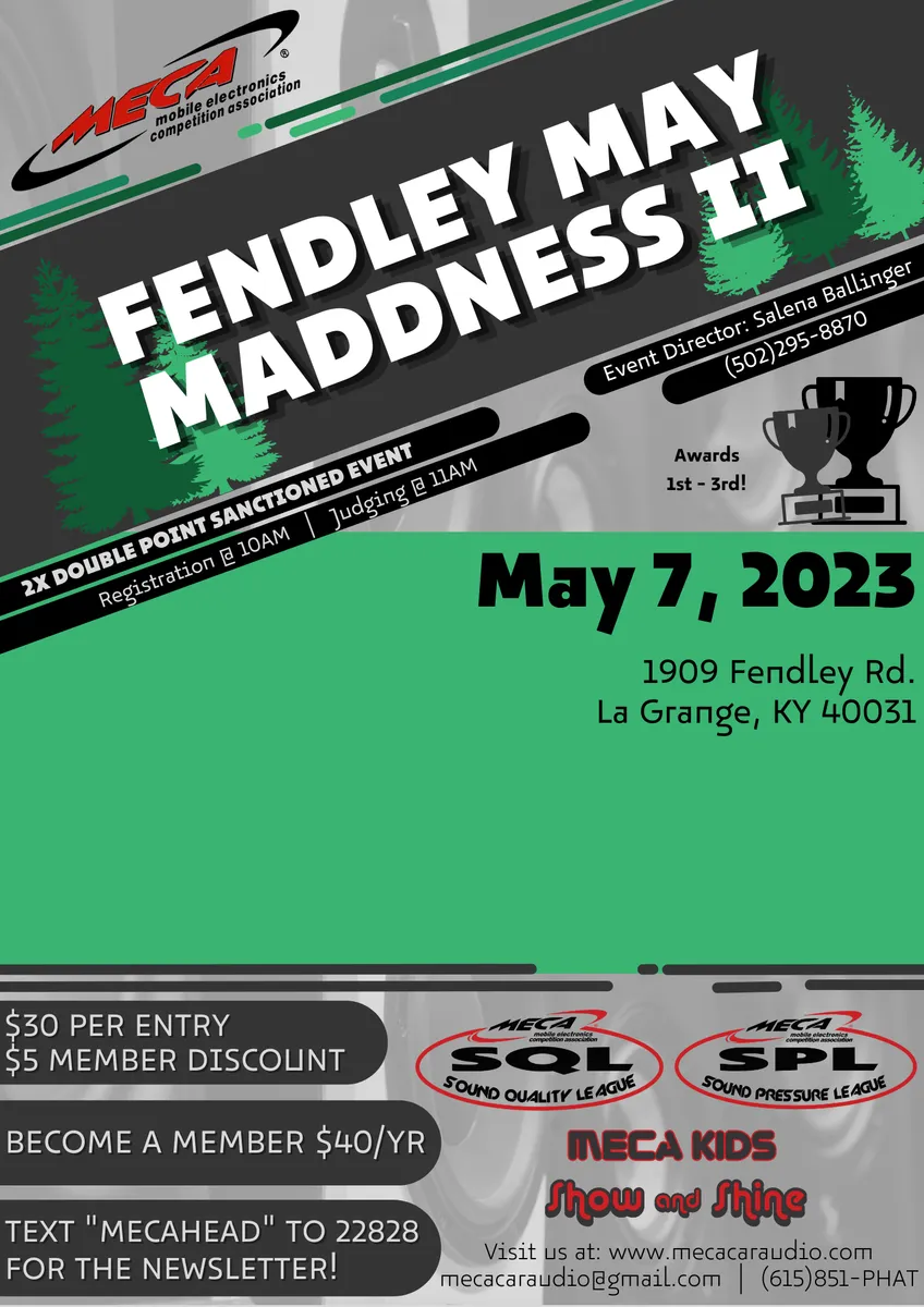 Fendley May Maddness II Flyer