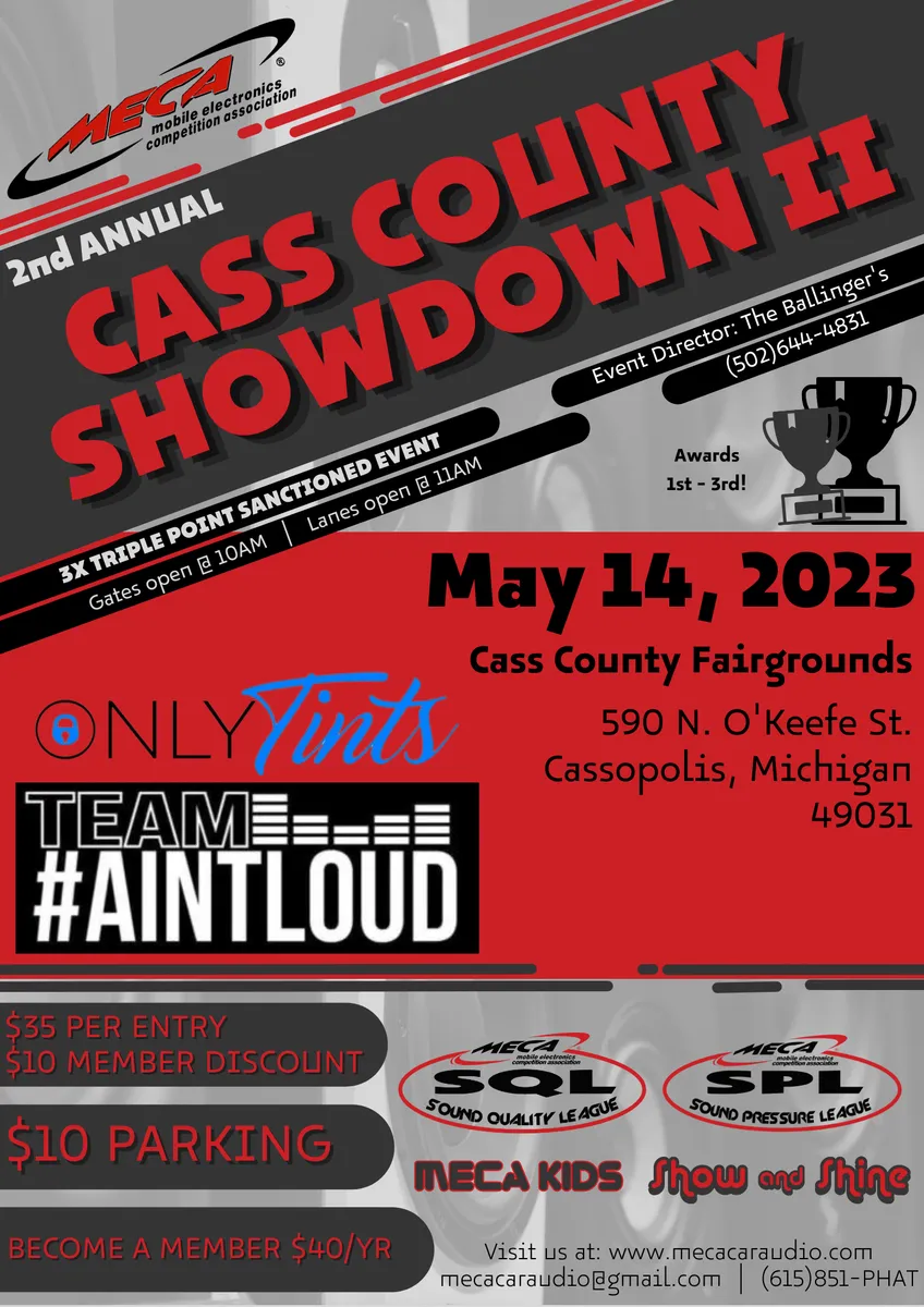 Cass County Showdown II Flyer