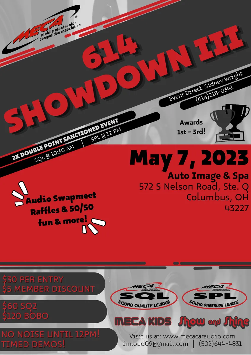 614 Showdown III Flyer