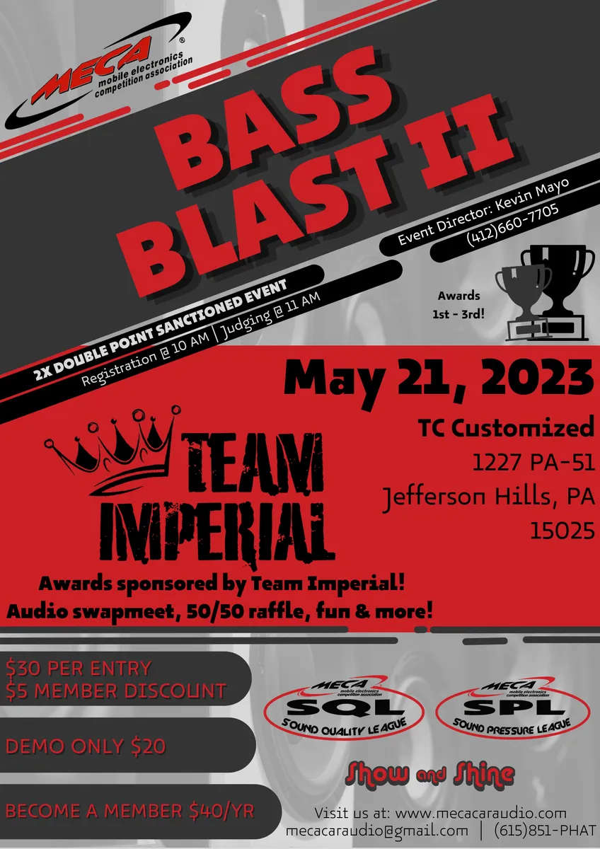 Bass Blast II Flyer