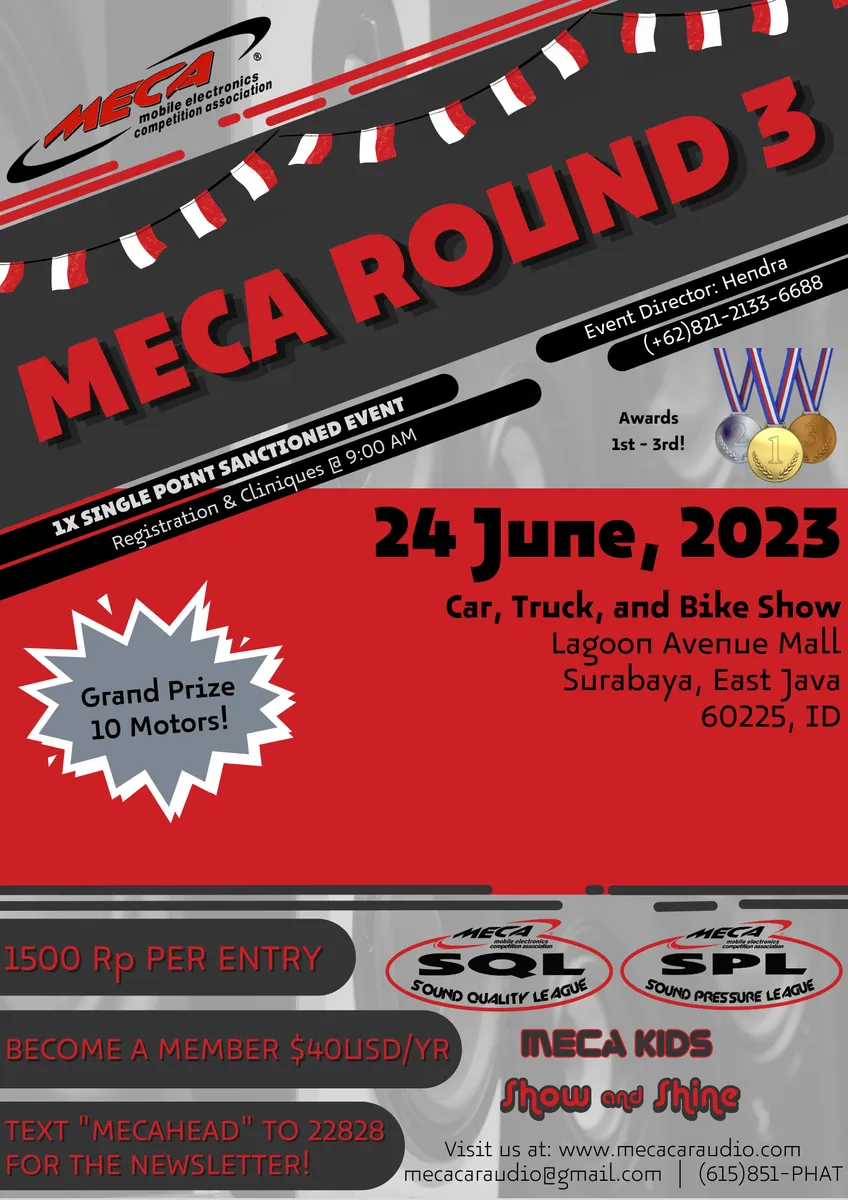 MECA Round 3 Flyer