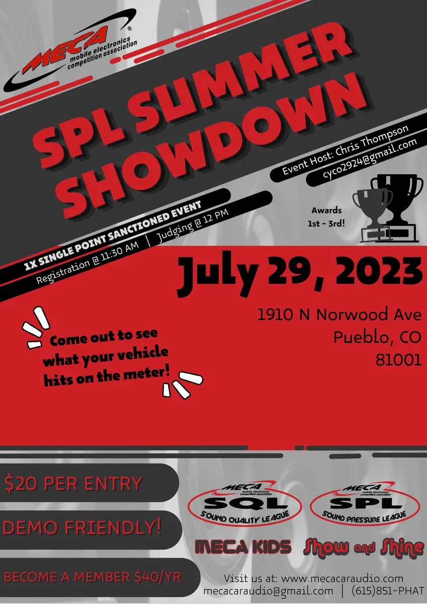 SPL Summer Showdown Flyer