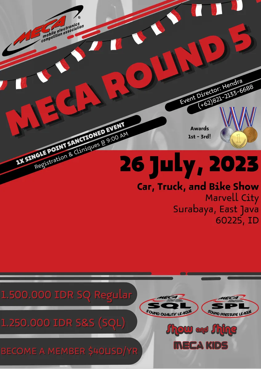 MECA ROUND 5 Flyer