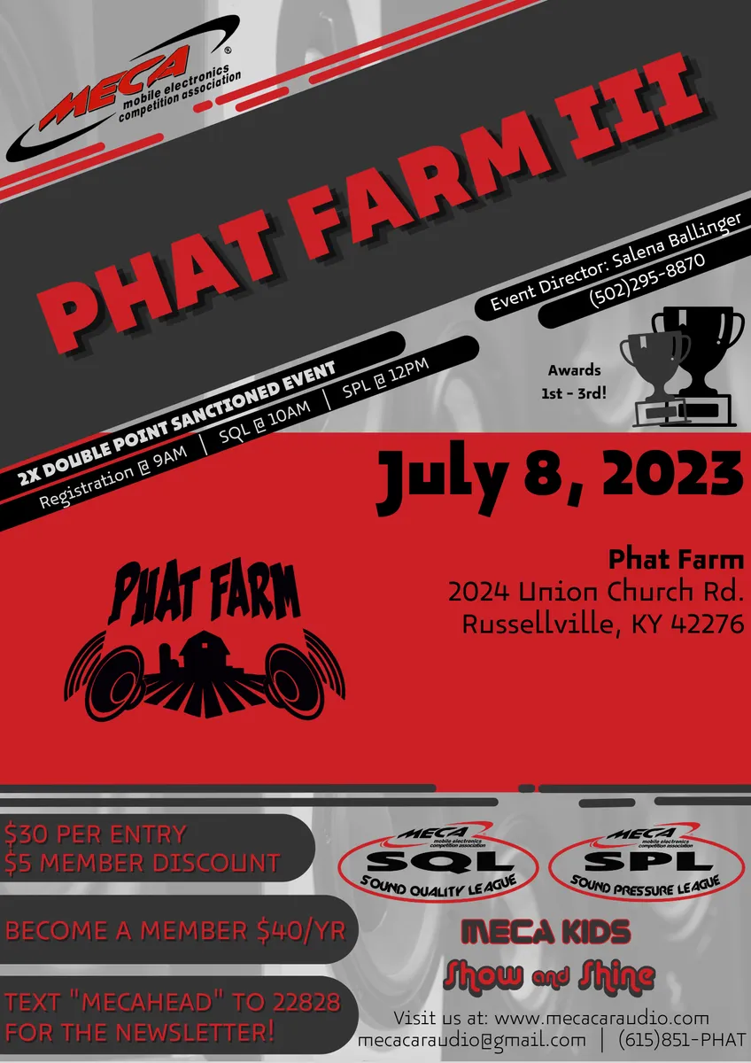 Phat Farm III Flyer