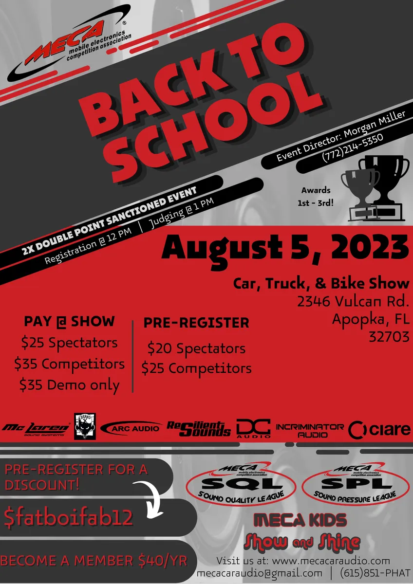 Back To School Flyer