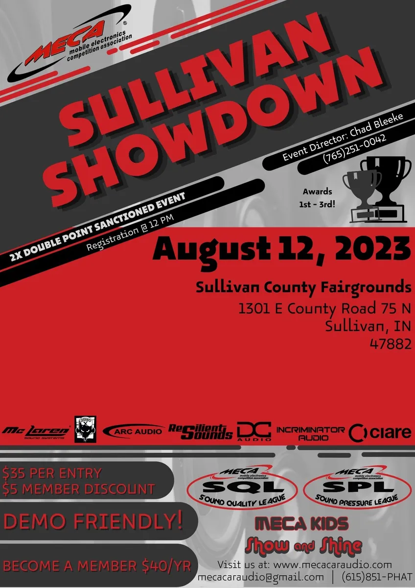 Sullivan Showdown Flyer
