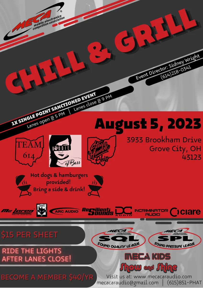 Chill & Grill Flyer