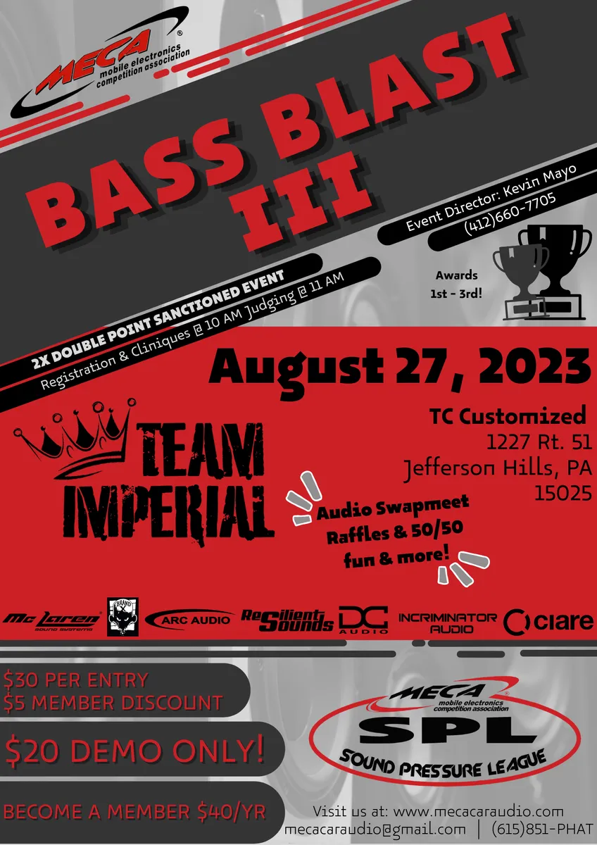 Bass Blast III Flyer