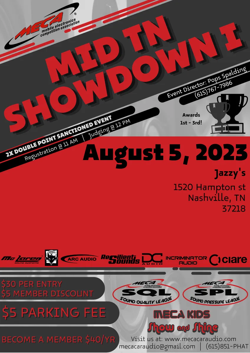 Mid TN Showdown I Flyer