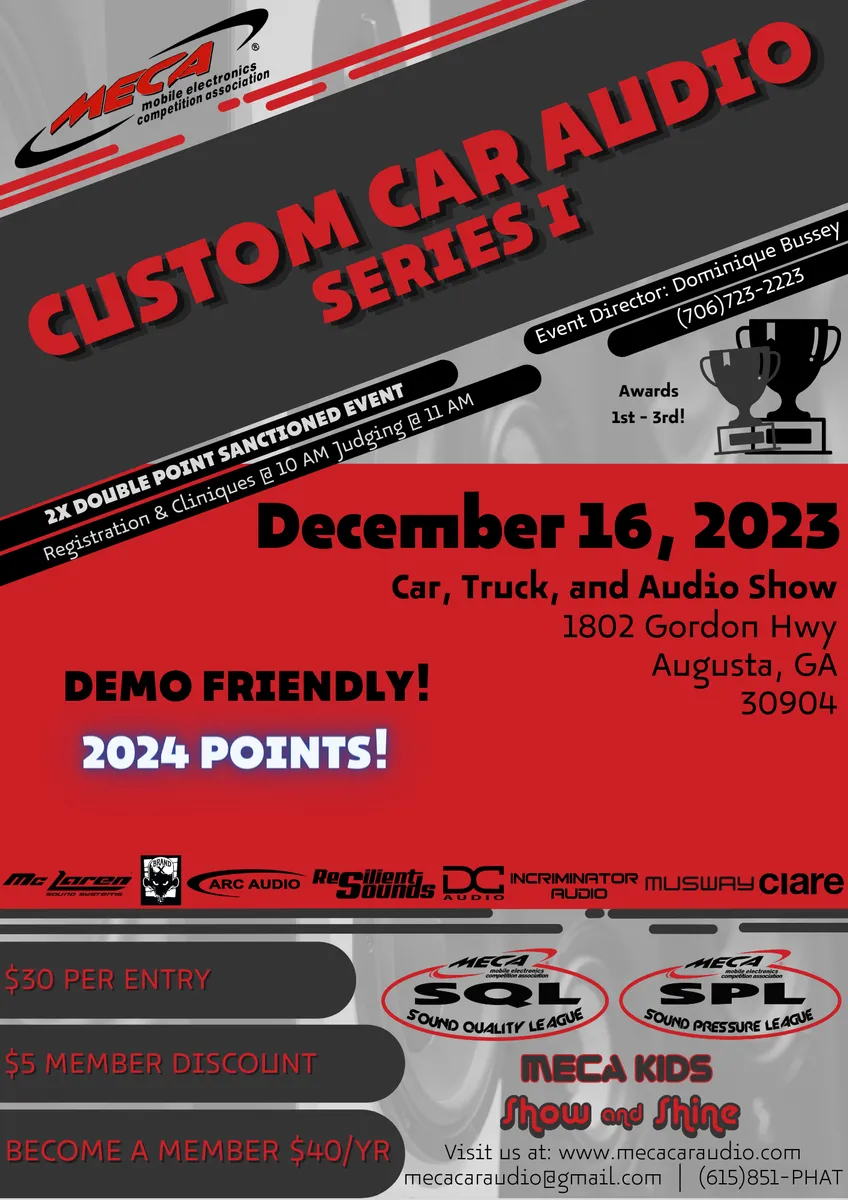 Custom Car Audio Series I Flyer